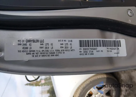 2009 Dodge Charger R/T z USA, uszkodzony, nr VIN 2B3KA53T79H568037